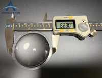 ISO9001 Certified 62mm Acrylic Optical Glass Plano Convex Lens for Sunset Projection Lamps