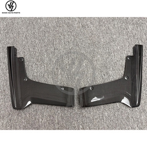 Diffuseur arrière en fibre de carbone humide style V pour GTR R35 2017-2020, finition brillante, tissage sergé noir, 6 pièces - Product Image 3