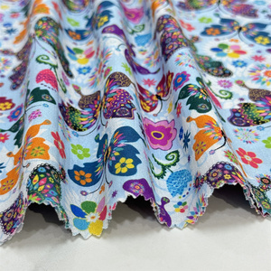 <span class=keywords><strong>2025</strong></span> Mới Nhất Thiết Kế Dễ Thương Động Vật Nhân Vật In 100% Cotton Hữu Cơ Vải Thoáng Khí Dệt Vải Cho Phụ Nữ Ăn Mặc Cô Gái Chàng Trai - Product Image 3