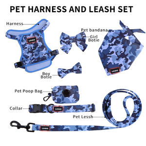 Multi-color Customizable Printed Tactical <b>Pet</b> <b>Harness</b> Cotton Material Soft Comfortable Breathable Strong and Durable - Product Image 3