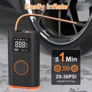 Inflador <span class=keywords><strong>de</strong></span> Neumáticos Digital Inteligente para Automóvil con Pantalla ABS, Batería Recargable, Presión <span class=keywords><strong>de</strong></span> Neumáticos Preestablecida, <span class=keywords><strong>Parada</strong></span> Automática hasta 150 PSI - Product Image 6