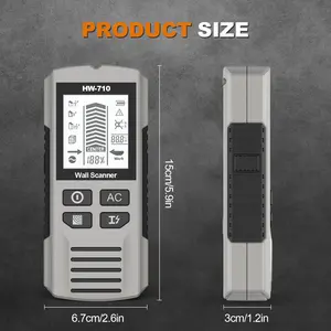 Novo <span class=keywords><strong>Detector</strong></span> de Metal de Parede 5 em 1, <span class=keywords><strong>Detector</strong></span> de Vigas e Postes, Medidor de <span class=keywords><strong>Detector</strong></span> de Metal de Parede HW-710 - Product Image 5