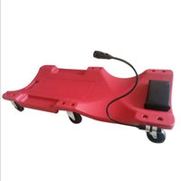 Perayap Creeper Mekanik Garasi Lampu 40 6 Roda Papan Plastik Creeper Mobil