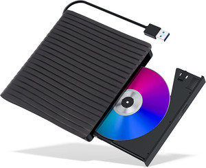 Unidad de DVD Externa Compatible con Computadoras Portátiles y de Escritorio, Reproductor de <span class=keywords><strong>CD</strong></span> USB, Reproductor de DVD Externo Portátil, DVD <span class=keywords><strong>RW</strong></span>, <span class=keywords><strong>CD</strong></span>-<span class=keywords><strong>ROM</strong></span> Externo - Product Image 1