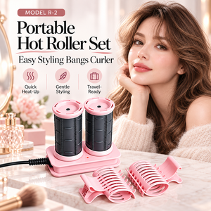 Bigoudis et rouleaux coiffants 2-en-1 à faible chaleur 130°C (en gel) pour volume et mise en forme - Usage quotidien en salon - Product Image 2
