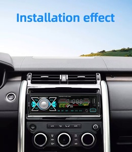 Reproductor MP3 para coche 1DIN con entrada USB y AUX, sistema de audio para salpicadero con reproducción de MP3, radio para coche con música HD sin pérdidas. - Product Image 3
