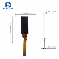 Modul Layar LCD TFT IPS Tipe Bar BOE 3.16 Inci 320x820 IC Driver ST7701 Antarmuka MIPI Sentuh Kapasitif