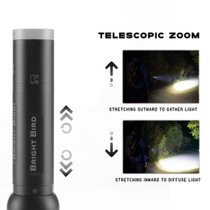 Sáng Chim Tùy Chỉnh 5W Hợp Kim Nhôm IP44 Không Thấm Nước AA Pin Powered LED Đèn Pin Với <span class=keywords><strong>150</strong></span> Lumens Cắm Trại Di Động <span class=keywords><strong>Torch</strong></span> - Product Image 5