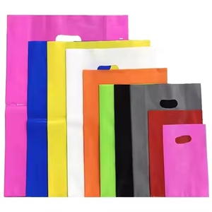 Borse della spesa personalizzate nere biodegradabili Poly <span class=keywords><strong>professionali</strong></span> personalizzate in plastica nera Express grazie per la spedizione al dettaglio Boutique - Product Image 2