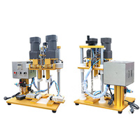 Machine de capsulage de bouteilles en plastique/capsuleuse automatique de bouteilles d'huile essentielle avec bande transporteuse
