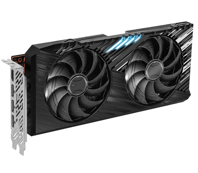 Used Computer Game Graphics Card Black RX7800XT 16G Dual Fan