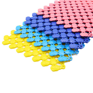 מחצלת אמבט pvc מודרני מחצלת קל פאזל נקי עיצוב מודולרי עבור גן הבית בריכת שחייה - Product Image 6