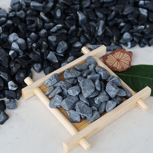 <span class=keywords><strong>Gravier</strong></span> noir arrondi, galets lisses pour jardin - Product Image 4