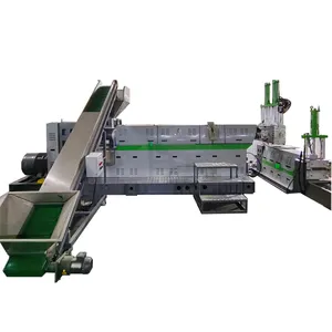 PP PE ABS scrap plastic recycling extrusion machine granulating for recycle plastic to granule making