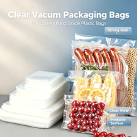 Sacs sous vide personnalisés OEM, imprimés, thermoscellables, transparents, pour la transformation et l'emballage des aliments