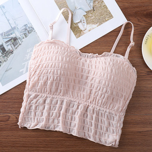 卸売ナイトクラブ人気のセクシーな女性用ベストブラ取り外し可能なカップ通気性女性用ベスト - Product Image 3