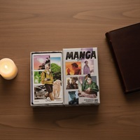 Lüks Marka Tarot Destesi Özelleştirme 310gsm Siyah Özlü Oracle Kartları Yumuşak Dokulu Manyetik Kutu ve Rehber Kitaplı Soya Bazlı Mürekkep