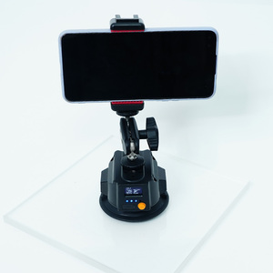 <span class=keywords><strong>Dual</strong></span> Mount Smart Auto-Ajuste de Pressão Anti-Slip Grip Vacuum Silicone Telefone Câmera Ventosa Dashboard Phone Mount