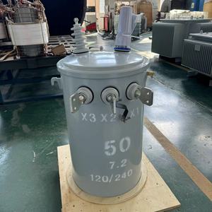 Transformador monofásico DingXin D11 de 10KVA-100KVA, 10KV 11KV, de doble voltaje, montado en poste, con refrigeración por inmersión en aceite - Precio - Product Image 3