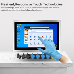 มอนิเตอร์อุตสาหกรรมสเตนเลสเกรดอาหาร304/316ฝังติดผนังกันน้ำและฝุ่นแท็บเล็ตพีซีในครัว - Product Image 4