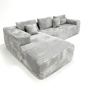 Juego de sofá cama comprimido combinado de tela para sala de estar colección de muebles elegantes - Product Image 1