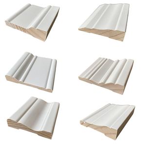 Primed Finger-Joint thông Gỗ ván chân tường khuôn - Product Image 2