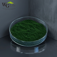 Poudre de chlorophylle de cuivre soluble dans l'eau ou l'huile de haute qualité, supplément 95%-99% naturel, pigment alimentaire à valeur chromatique élevée