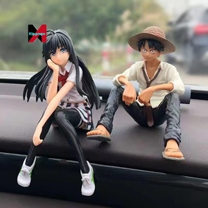 <span class=keywords><strong>One</strong></span> Pieced Snow Luffy figura sentada estatua de <span class=keywords><strong>Anime</strong></span> modelo coche regalo de escritorio - Product Image 1