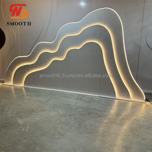 Panel de Fondo de PVC con Luz LED Blanca en Forma de Nube, para Bodas y Eventos, en Oferta - Product Image 4