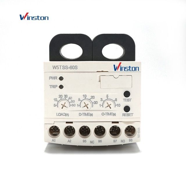 Winston WSTSS Miniature Sealed Intelligent Motor Protector Thermal Electronic Overload Relay
