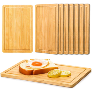 Tablas de Cortar de Bambú Personalizadas de Fábrica, Juego de 3 Tablas de Cortar para Cocina - Product Image 1