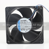 Ventilateur de refroidissement axial à haut débit d'air 4414/39MU, 5V 12V 48V DC 24V 185mA 4.4W AC EC 12038 120x120x38mm 12CM, inverseur trois fils