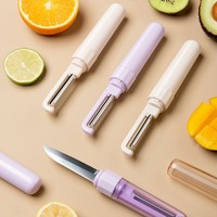 Éplucheur manuel en acier inoxydable pour fruits et légumes, nouveau design, multifonction, portable, pour pommes de terre et pommes, outils de cuisine