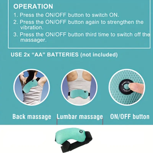 Almohada de Masaje con Calor de Alta Calidad para Aliviar el Dolor Muscular de Espalda, Cuello, Hombros y Cuerpo, Masajeador Corporal - Product Image 6