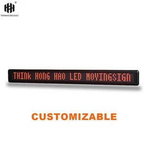 Hong Hao LEDラベルボタンプログラム,モバイル情報ロゴ,工場ローリングLEDディスプレイ7*120色屋内LEDロゴ - Product Image 4