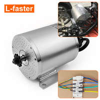 Moteur sans balais CC MY1020D 72V 3000W à grande vitesse pour scooters électriques et karts avec contrôleur d'accélérateur