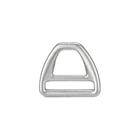 Boucle en D triangulaire en métal estampée pour sangle, anneau de connexion en D pour sac à dos, sangle de bagage, accessoires de quincaillerie, pièces OEM