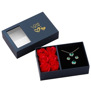 Valentine's Day Rose <b>Gift</b> <b>Box</b> Window Six Flowers Jewelry <b>Box</b> Mother's Day Everlasting Flower Holiday <b>Gift</b> <b>Box</b> - Product Image 6