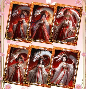 JIANI DS Waifu Collection Card Japan <span class=keywords><strong>Anime</strong></span> DS Metal Cards Goddess Tanjirou Kamado <span class=keywords><strong>Nezuko</strong></span> Playing Cards Toys Gift - Product Image 2