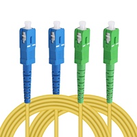 Cable de Conexión de Fibra Óptica OEM LC SC ST FC, Monomodo/Multimodo, Simplex, con Revestimiento LSZH/PVC, Venta al Por Mayor