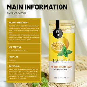 Vente chaude Abordable <span class=keywords><strong>Couple</strong></span> Adulte Sex Fun 10 Pcs Sexe Oral À Base D'eau Passionfruit Anal Oral Blow Job Sex Liquid - Product Image 3
