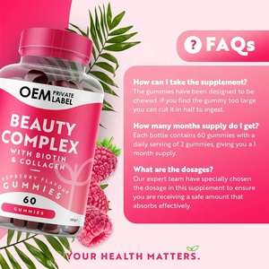 Gomitas de biotina anticaída personalizables, vitaminas para ahorrar cabello y apoyar el volumen del cabello grueso - Product Image 6