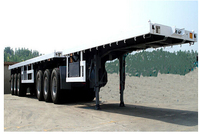 Superlink Interlink Double Full Dolly dan Semi Side Tipper Road Train Dump Trailer untuk Dijual