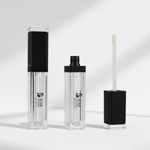 Tubo de Brillo Labial Cuadrado Elegante con Espejo, Superventas <span class=keywords><strong>2021</strong></span>, para Envase de Brillo Labial Vacío, de Fábrica de Envases Cosméticos - Product Image 1