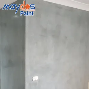 Maydos Grey Kleur Oude Effect Decoratieve Textuur Muur Verf