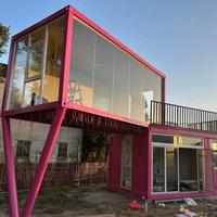 Rumah Kaca Modern Atap Datar Aluminium, Jendela Single-Hung, Kaca Tempered Ganda Low-E, Penahan Panas Tenaga Surya - Elegan