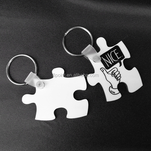 Pièce de <span class=keywords><strong>puzzle</strong></span> imprimée personnalisée <span class=keywords><strong>porte</strong></span>-clés en <span class=keywords><strong>bois</strong></span> ébauches de sublimation à un prix - Product Image 5