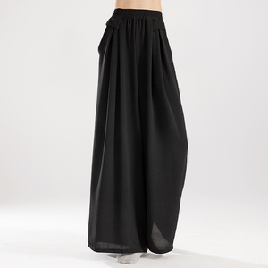 Vêtements de <span class=keywords><strong>danse</strong></span> <span class=keywords><strong>classique</strong></span> chinoise moderne pour femmes, pantalon à jambes larges pour adultes, vêtements de tous les jours, pantalon de <span class=keywords><strong>danse</strong></span> grande taille - Product Image 4