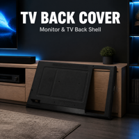 Coque arrière de téléviseur/moniteur en ABS/PS sur mesure, épaisse, ignifuge, fabrication OEM/ODM, usinage CNC 5 axes, toutes tailles de panneaux