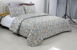 Nouveau couvre-lit en microfibre personnalisé Design Floral imprimé Polyester housse de lit ensemble de couette pinsonique pour toutes les saisons - Product Image 2